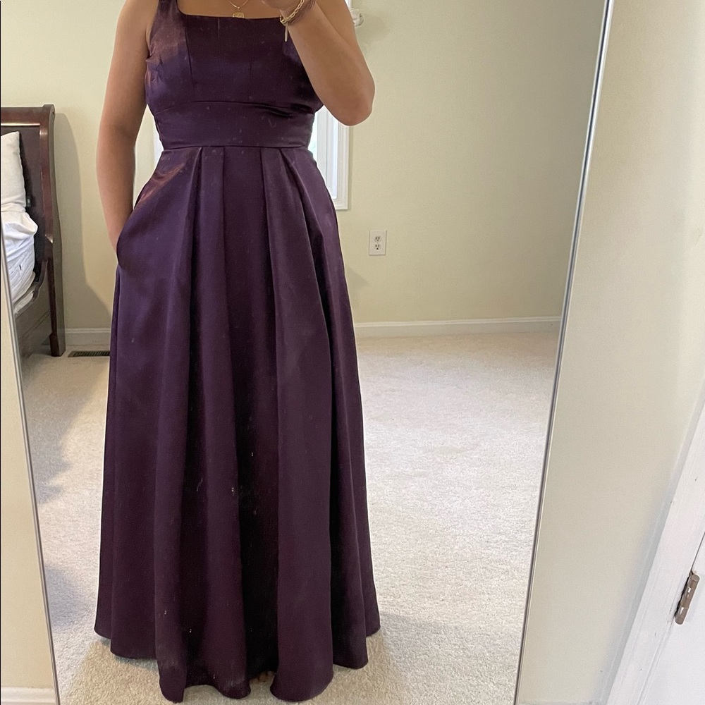 Jasmine Plum Dress with Pockets Size 4